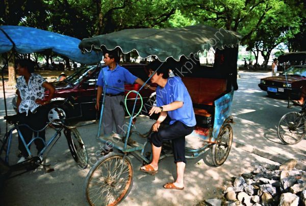 Chinese Trishaw Drivers, Guilin